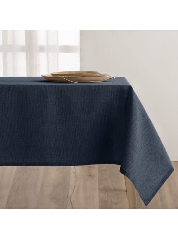 mint Deco Tafellaken "Smooth Samoa" donkerblauw
