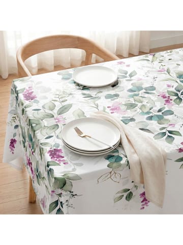mint Deco Tischdecke "Agora" in Weiß/ Grün/ Lila