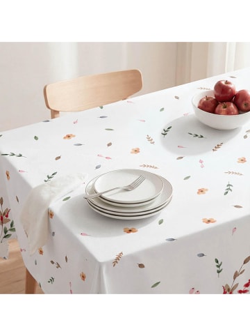 mint Deco Tischdecke "Nevada" in Weiß/ Grün/ Rosa