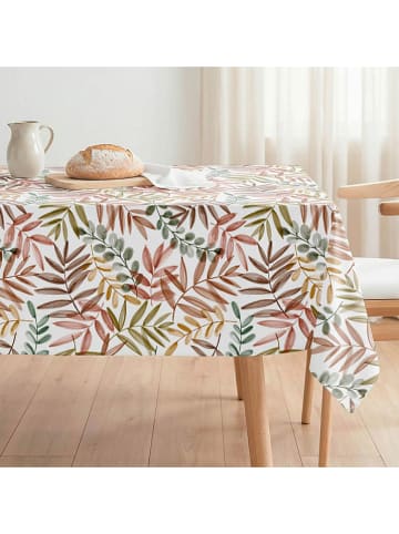 mint Deco Tafellaken "Umbria" wit/lichtbruin