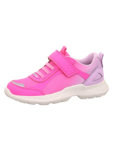 superfit Leder-Sneakers "Rush" in Pink/ Lila