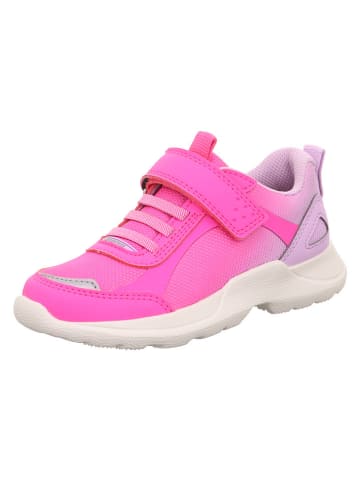 superfit Leren sneakers "Rush" roze/paars