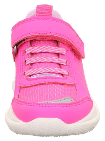 superfit Leren sneakers "Rush" roze/paars