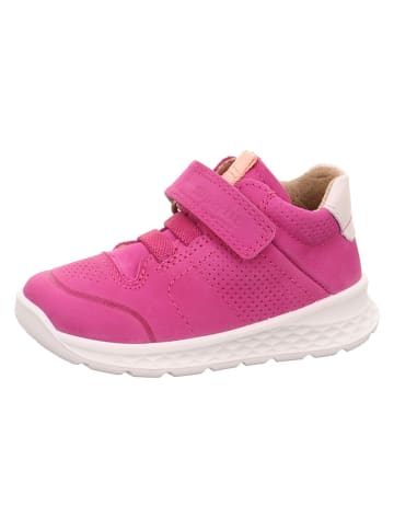 superfit Skórzane sneakersy "Breeze" w kolorze różowym