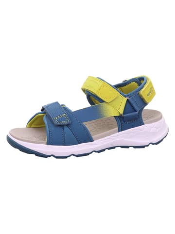 superfit Leren sandalen "Criss Cross" blauw