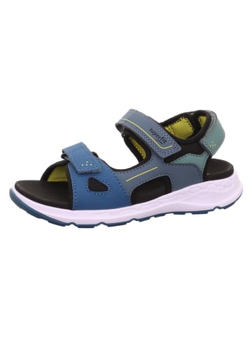 superfit Leren sandalen "Criss Cross" blauw