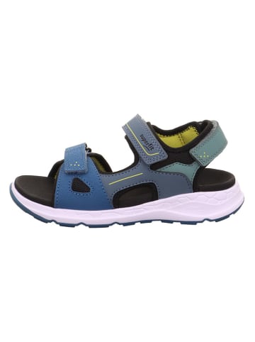superfit Leder-Sandalen "Criss Cross" in Blau