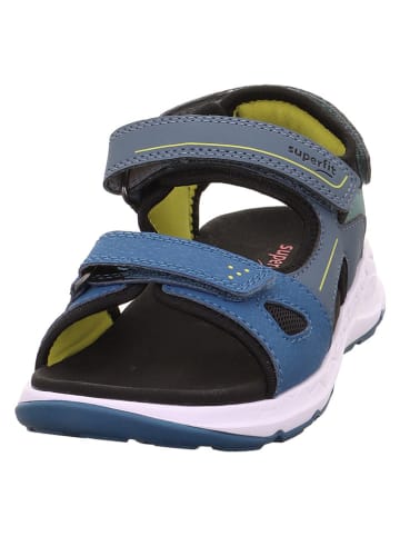 superfit Leren sandalen "Criss Cross" blauw