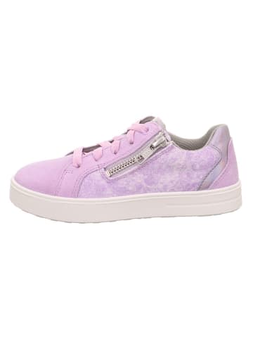 superfit Skórzane sneakersy "Stella" w kolorze fioletowym