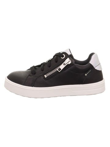 superfit Leder-Sneakers "Stella" in Schwarz
