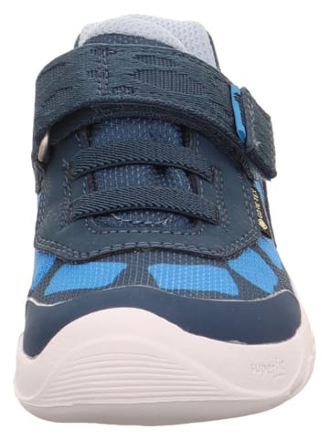 superfit Skórzane buty barefoot "Trace" w kolorze granatowym