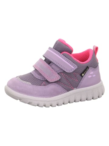 superfit Skórzane sneakersy "Sport 7" w kolorze fioletowym