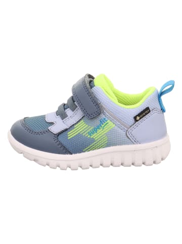 superfit Leder-Sneakers "Sport 7" in Blau/ Hellblau