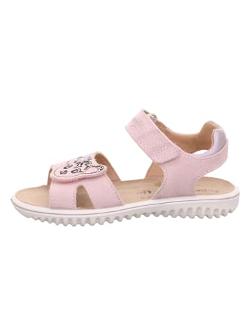 superfit Leder-Sandalen "Sparkle" in Rosa