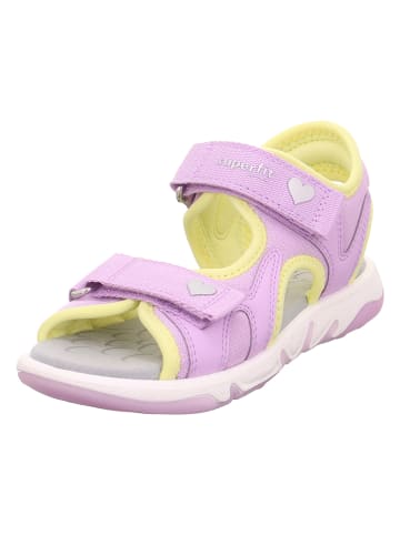 superfit Leren sandalen "Pebbles" lichtroze/geel