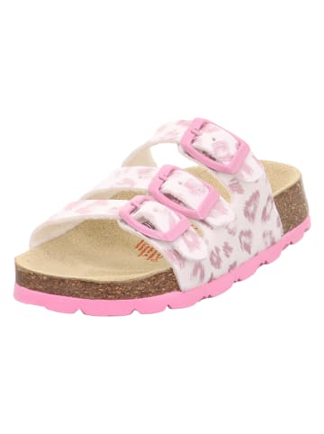 superfit Slippers wit/lichtroze