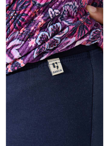 Garcia Legginsy w kolorze granatowym