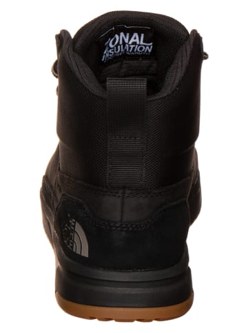 The North Face Skórzane botki "Lamirer" w kolorze czarnym