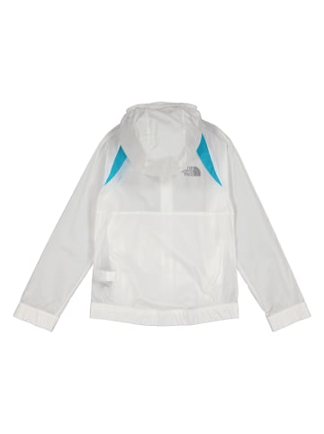 The North Face Windbreaker in Weiß/ Hellblau