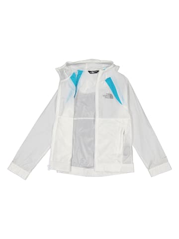 The North Face Kurtka przeciwwiatrowa w kolorze biało-błękitnym