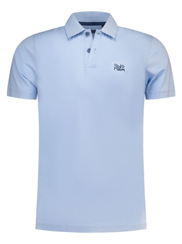 NEW ZEALAND AUCKLAND Koszulka polo w kolorze błękitnym