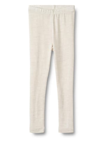 Wheat Woll-Leggings  ''Agi'' in Creme