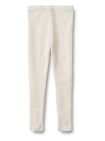 Wheat Woll-Leggings  ''Agi'' in Creme