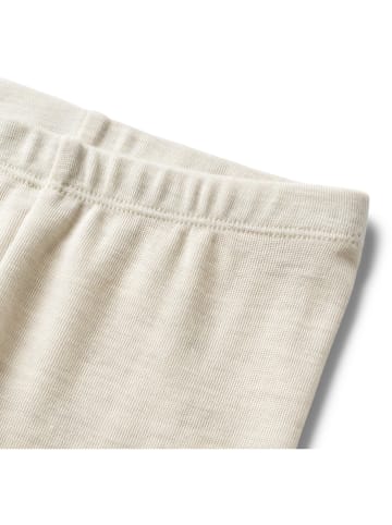 Wheat Woll-Leggings  ''Agi'' in Creme