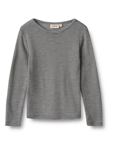 Wheat Wollen longsleeve ''Alfie'' donkerblauw