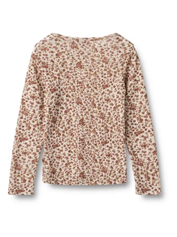 Wheat Wollen longsleeve ''Alfie'' beige/lichtroze