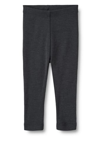 Wheat Wełniane legginsy ''Algi'' w kolorze granatowym