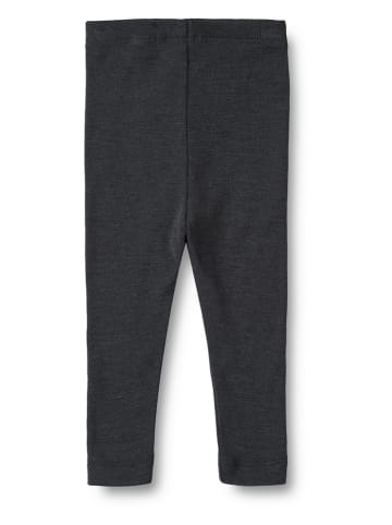 Wheat Wełniane legginsy ''Algi'' w kolorze granatowym