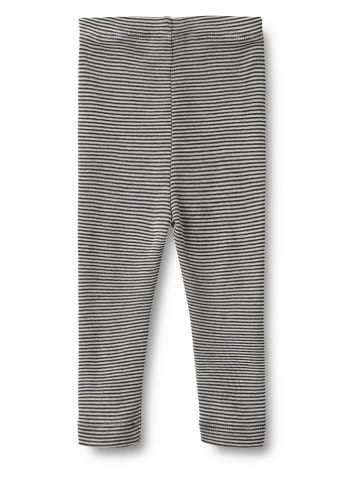 Wheat Wełniane legginsy ''Algi'' w kolorze granatowym