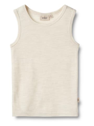 Wheat Woll-Unterhemd ''Iggy'' in Creme