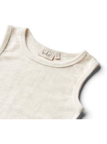 Wheat Woll-Unterhemd ''Iggy'' in Creme