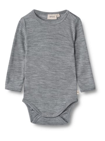 Wheat Wełniane body "Lucca" w kolorze szarym