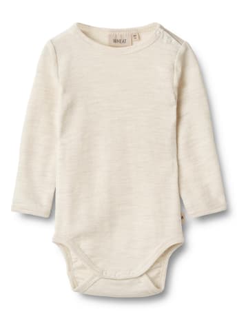 Wheat Wełniane body "Lucca" w kolorze kremowym