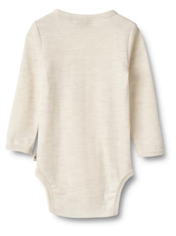 Wheat Wełniane body "Lucca" w kolorze kremowym