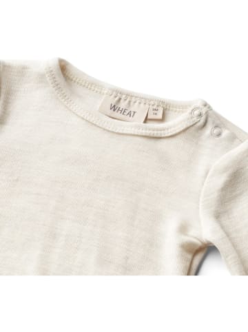 Wheat Wełniane body "Lucca" w kolorze kremowym