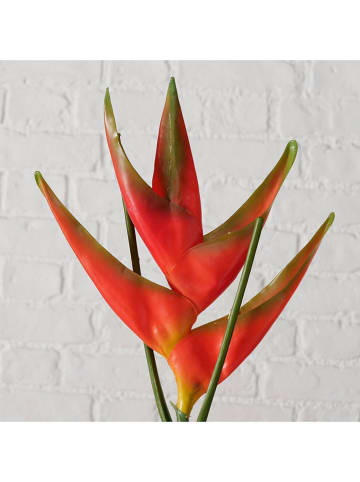 Boltze 3x 2er-Set: Dekozweige "Heliconia" in Pink/ Orange - (H)83 cm