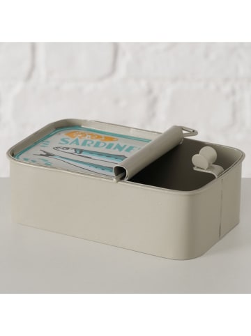 Boltze Sturmaschenbecher "Sardine" in Grau - (B)12,5 x (H)5,5 x (T)9 cm 