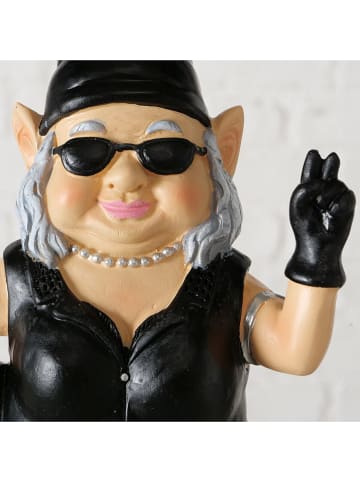 Boltze Figurka dekoracyjna "Hertha" w kolorze beżowo-czarnym - wys. 27 cm