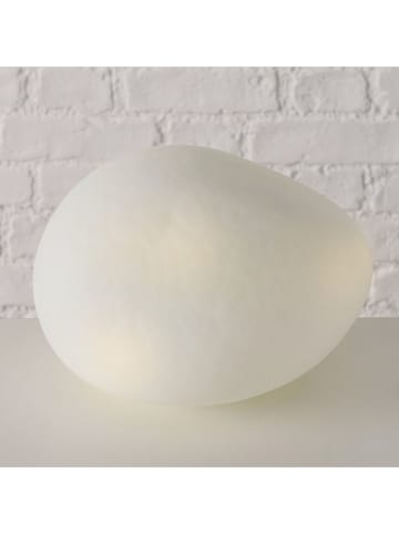 Boltze Ledtafellamp "Stony" wit - (H)15 cm