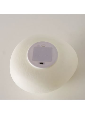 Boltze Ledtafellamp "Stony" wit - (H)15 cm