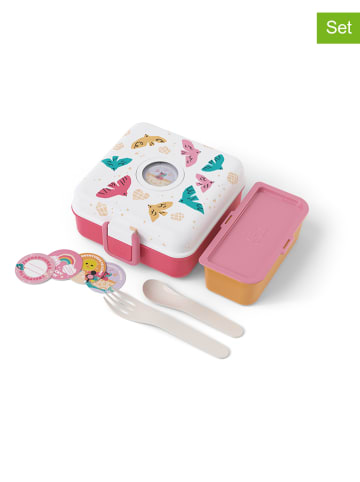 Monbento 2tlg. Lunchbox-Set "Birds" in Bunt