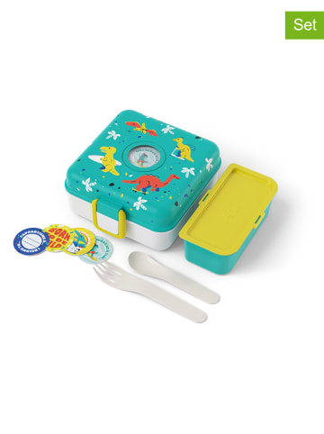 Monbento 2-delige lunchboxset "Dino" meerkleurig