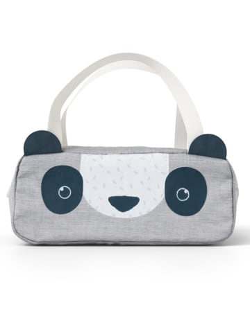 Monbento Isoliertasche "Panda" in Grau - (B)30 x (H)12 x (T)22 cm