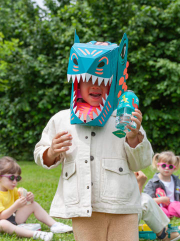 Monbento Bidon "Dino" w kolorze turkusowym - 330 ml