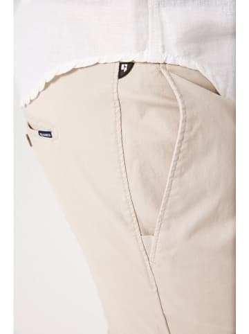 Garcia Spodnie chino w kolorze beżowym