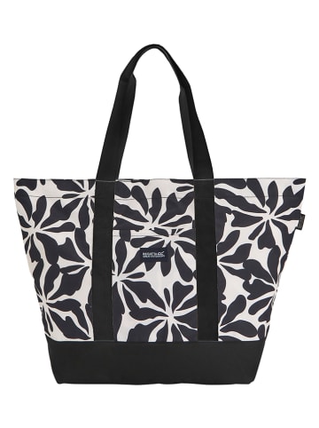 Regatta Strandtas "Boulder" zwart/wit - (B)60 x (H)40 x (D)13 cm